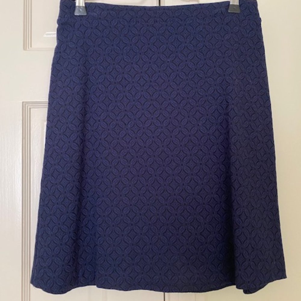 Margaret M Navy Skirt